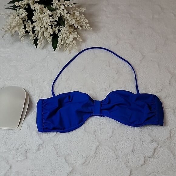 ‎PINK Victoria's Secret Blue Bikini Top - Picture 1 of 6